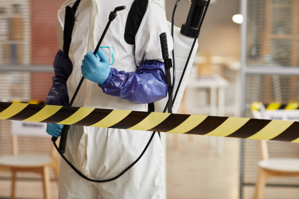Professional Biohazard Cleanup technician working in Jaffrey, NH